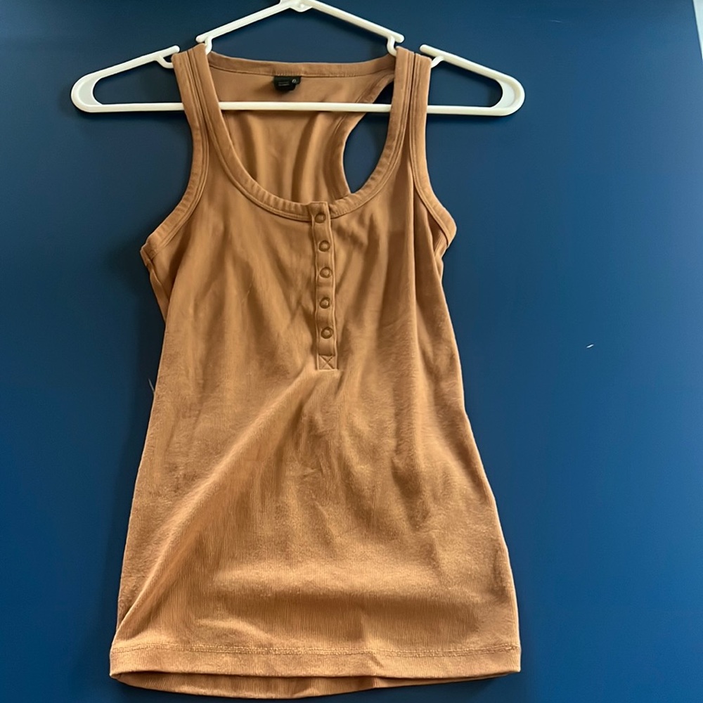 Brown tank top